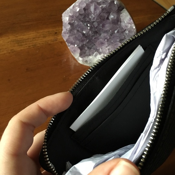 NWT COACH Legacy Jacquard Corner Zip Sm. Wristlet - Picture 4 of 4